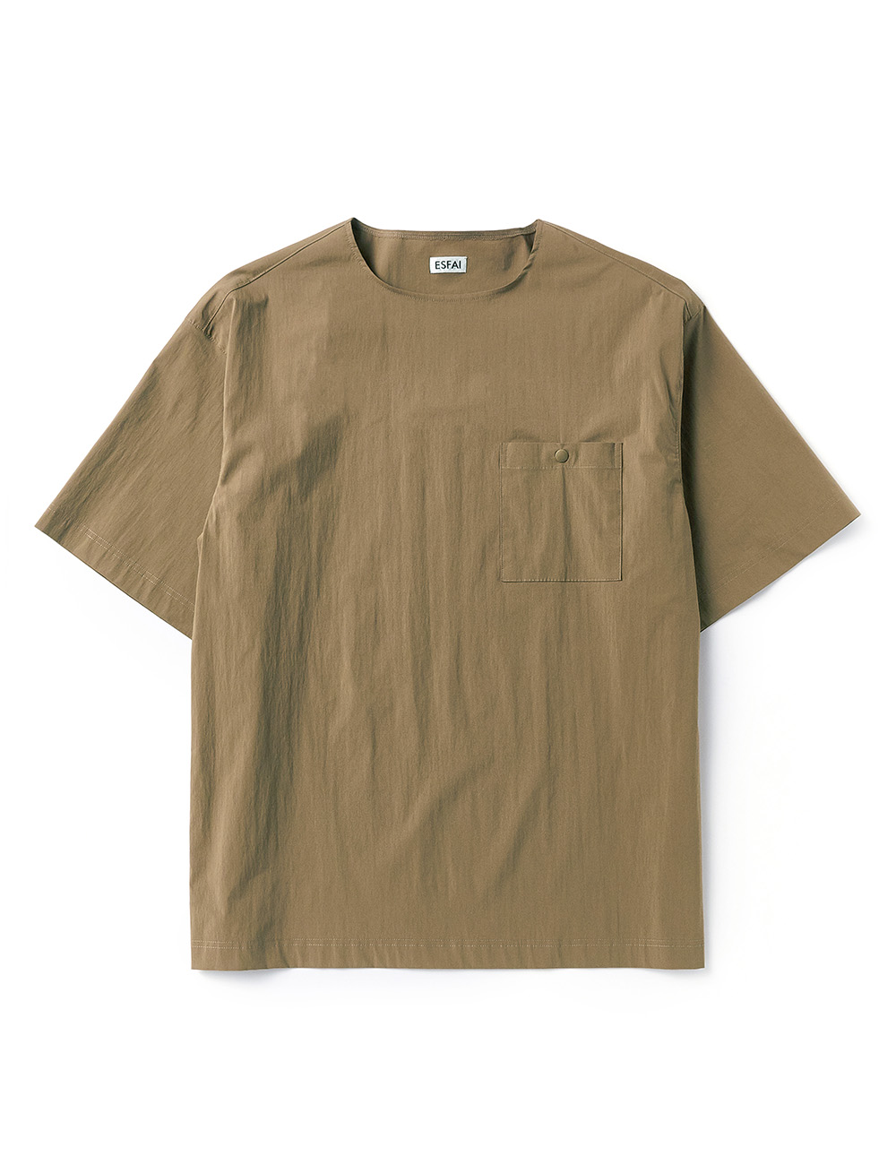 [ESFAI] sun3 nylon t shirts (Beige)