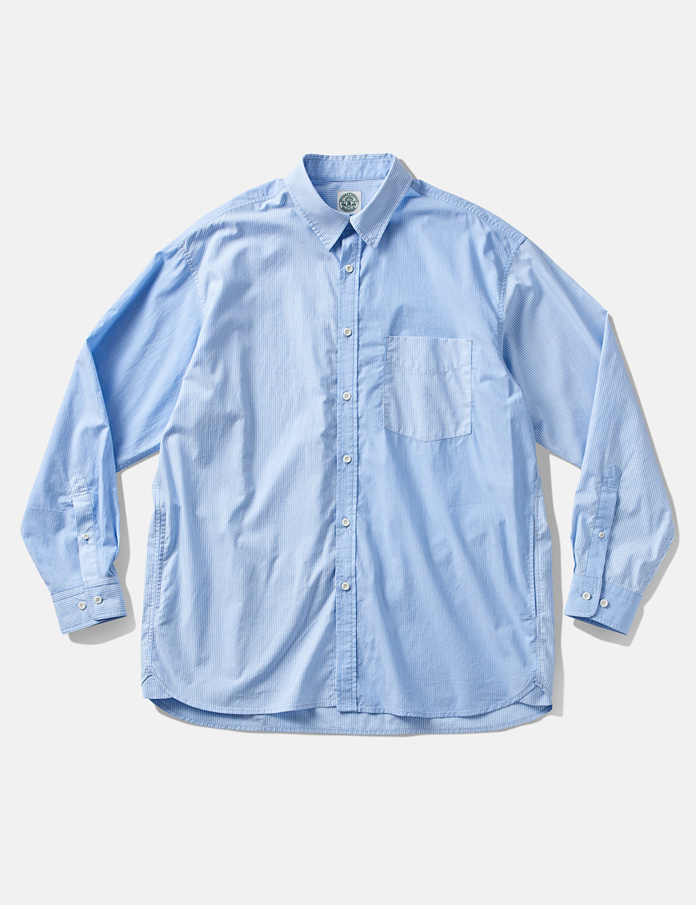 [DEUTERO] DTR1967 DTRO+AFST 90s Mixed L/S Shirts Blue
