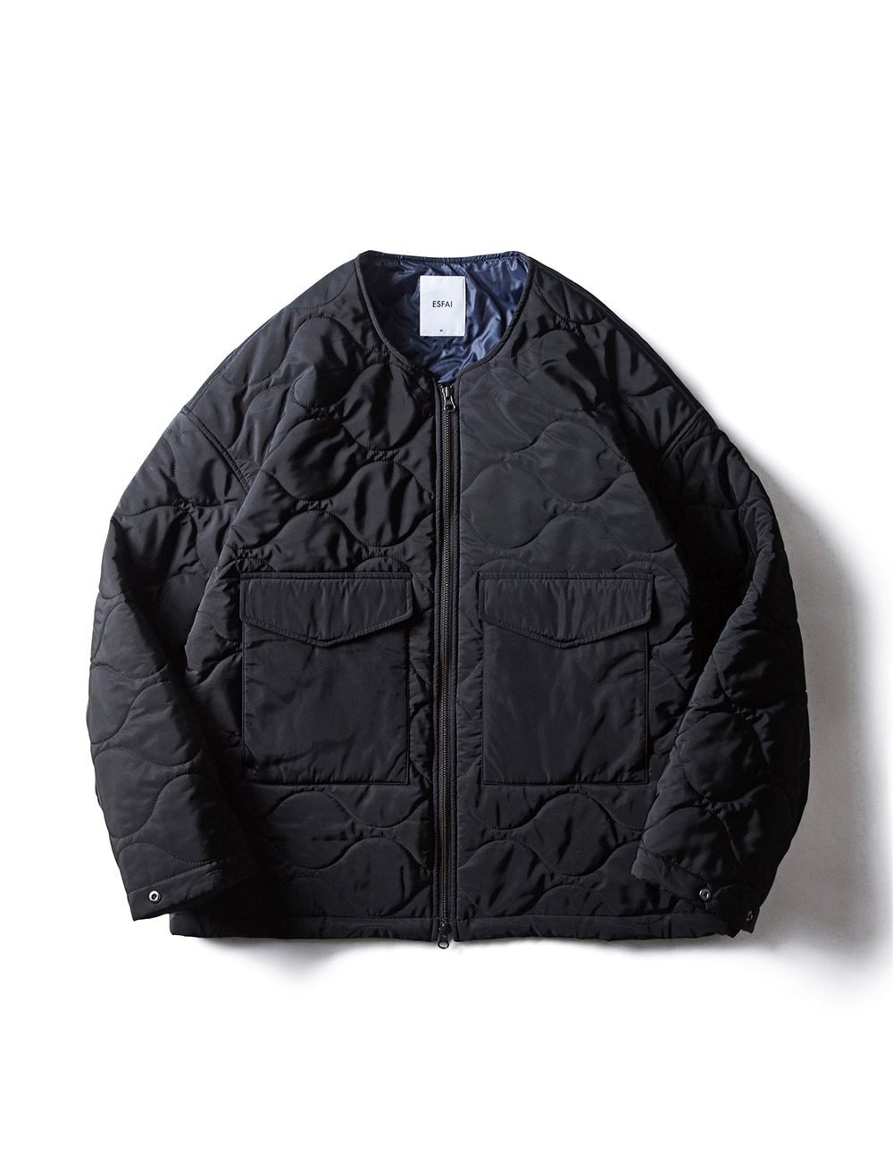[ESFAI] G-8 INOUT QUILTED JACKET (BLACK)