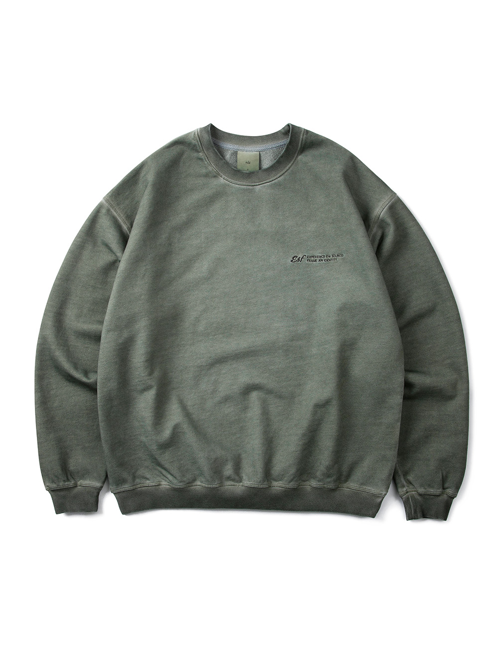 ROUGH DYEING SWEAT (OLIVE)